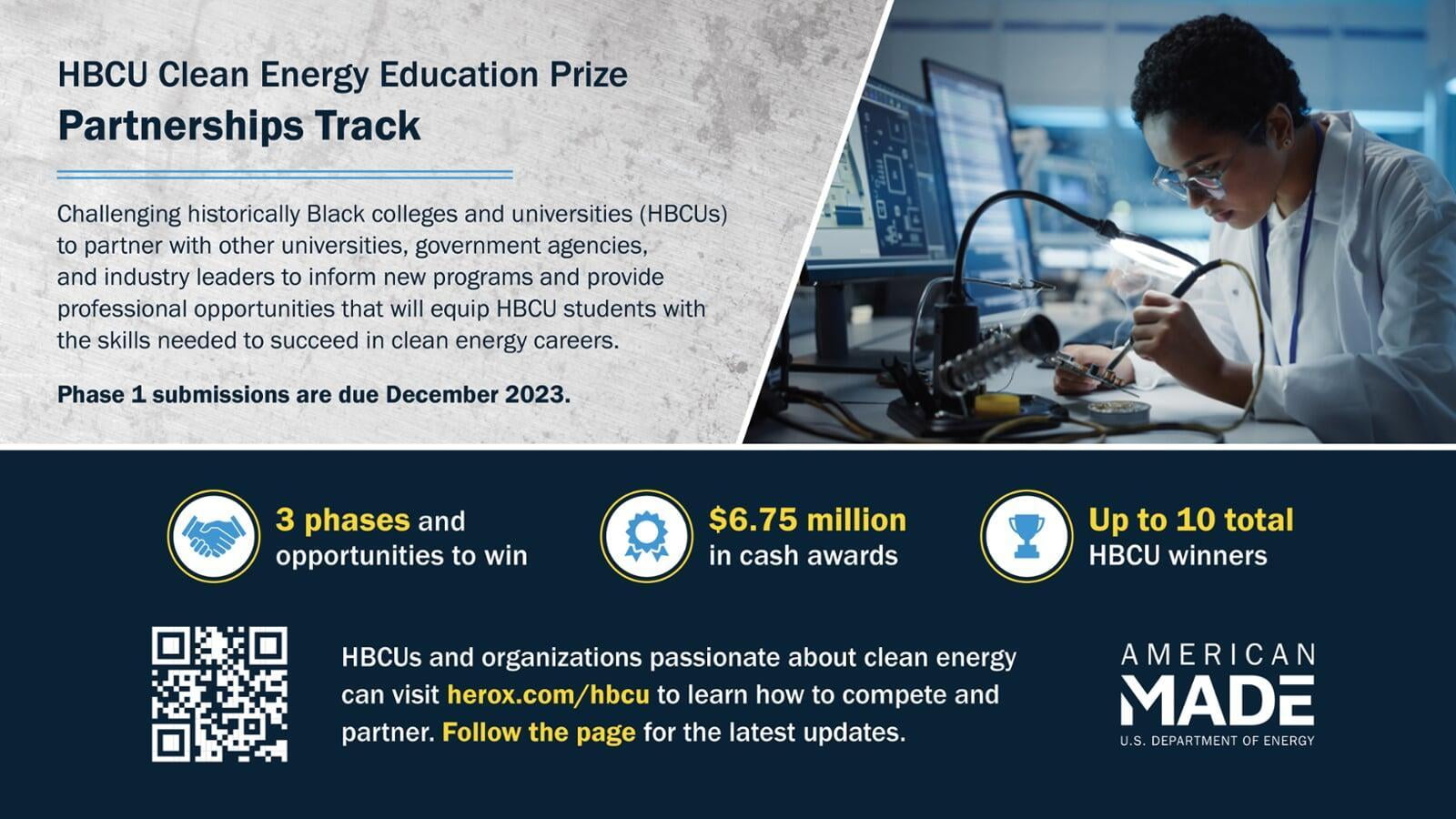 HBCU Clean Energy Education Prize Partnerships 